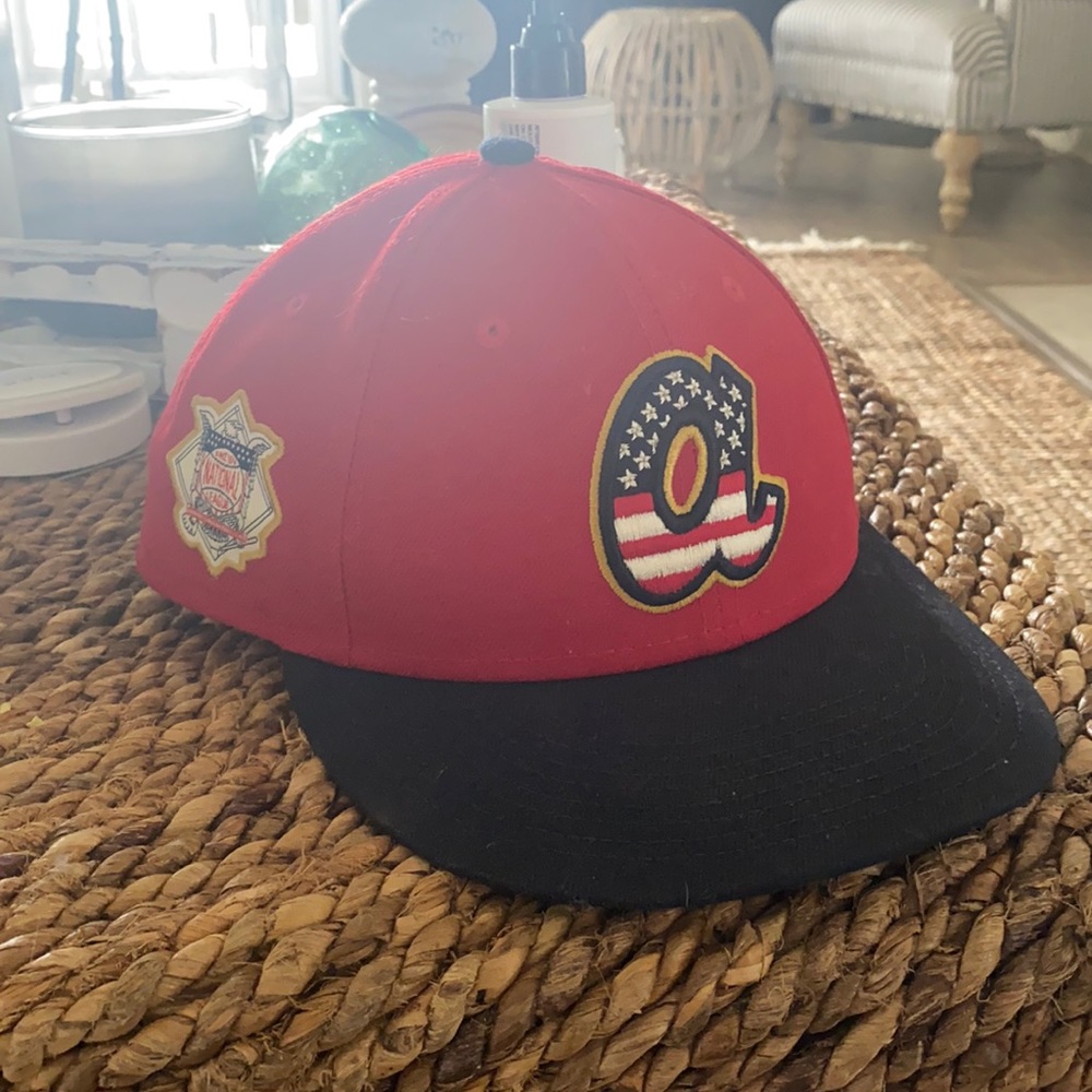 Atlanta Braves fitted 4th of July. 7 3/8